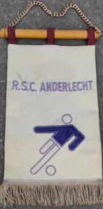 RSC Anderlecht 1960s sublieme geborduurde vintage vaandel vo, Verzamelen, Sportartikelen en Voetbal, Ophalen of Verzenden, Zo goed als nieuw