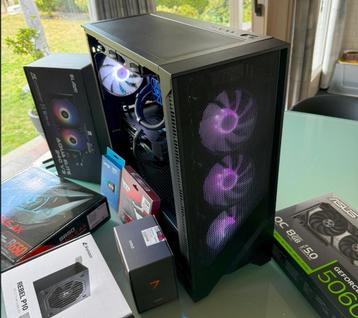 NIEUWE Game PC,Ryzen 7 7800X3D,B650, 32Gb ram,SSD,RTX 5060Ti beschikbaar voor biedingen
