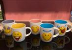 5 mugs Smiley, Enlèvement ou Envoi, Neuf, Céramique