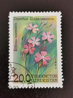 Oezbekistan 1993 - bloemen - anjer, Ophalen of Verzenden, Gestempeld, Centraal-Azië