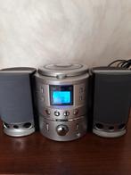 Mini CD Audio Systeem met Klok/Radio met 2 luidsprekers, Audio, Tv en Foto, Cd-spelers, Ophalen, Gebruikt, Overige merken, Met radio