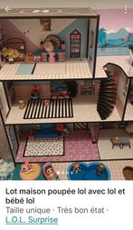 Maison lol avec lol et accessoires, Enfants & Bébés, Jouets | Maisons de poupées, Comme neuf, Enlèvement, Accessoires