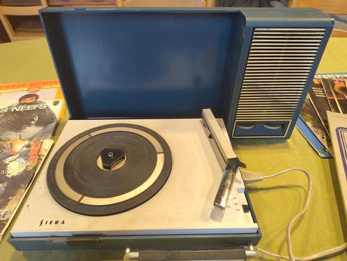Vintage platenspeler SIERA en verzameling LP's en singles, Audio, Tv en Foto, Platenspelers, Gebruikt, Platenspeler, Ophalen