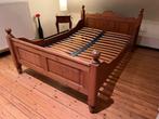 Bed met lattenbodem, Huis en Inrichting, Slaapkamer | Bedden, 140 cm, Zo goed als nieuw, Hout, Ophalen