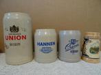 Chope à bière Dortmunder Union Hannen Cramer Eifel Également, Collections, Marques de bière, Comme neuf, Autres marques, Chope(s)