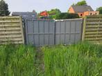Metalen tuinpoort, Tuin en Terras, Ophalen, Gebruikt, Staal, 200 cm of meer