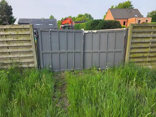 Metalen tuinpoort, Tuin en Terras, Tuinpoorten, Gebruikt, Draaipoort, Staal, 200 cm of meer, Ophalen