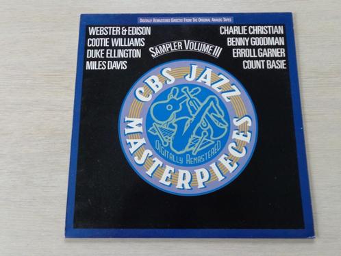Various – CBS Jazz Masterpieces - Sampler Volume III, CD & DVD, Vinyles | Jazz & Blues, Comme neuf, Jazz, 1960 à 1980, 12 pouces