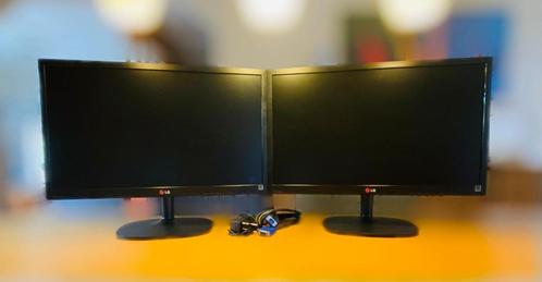 Deux écrans ordinateur LG, Computers en Software, Monitoren, Zo goed als nieuw, 60 Hz of minder, VGA, TN, Overige resoluties, 5 ms of meer