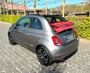 Fiat 500 cabrio 2019 1.2 benz / 34.000km / Overname mogelijk, Argent ou Gris, Achat, Entreprise, Cabriolet