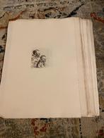 rembrandt van Rijn etsen X 20 eind XIXde eeuw, Antiek en Kunst, Kunst | Etsen en Gravures, Ophalen