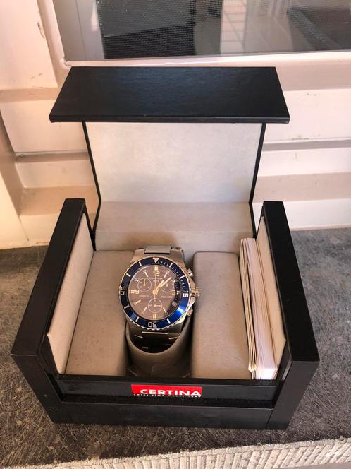 Certina polshorloge, Handtassen en Accessoires, Horloges | Heren, Zo goed als nieuw, Polshorloge, Overige merken, Staal, Staal