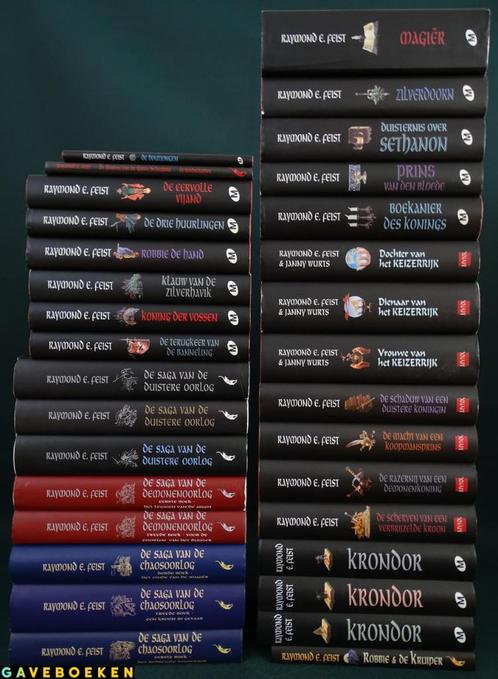 Midkemia & Kelewan: Complete Scheuringsoorlog - FEIST 31x, Boeken, Fantasy, Gelezen, Ophalen of Verzenden