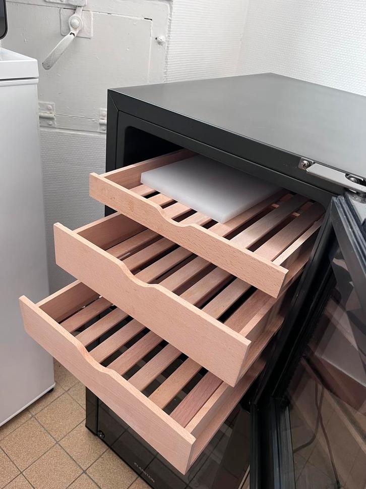 Cave à vin avec cave à fromage intégrée, Electroménager, Réfrigérateurs & Frigos, Comme neuf, Enlèvement