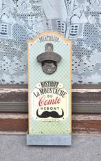 décapsuleur mural bistrot la moutache du comte hebont, Maison & Meubles, Enlèvement ou Envoi, Utilisé