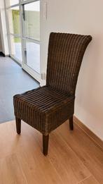 Rieten stoelen, Huis en Inrichting, Ophalen, Bruin, Riet of Rotan, Vijf, Zes of meer stoelen
