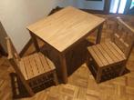 Kindertafel met 2 stoelen, Kinderen en Baby's, Ophalen, Gebruikt, Tafel(s) en Stoel(en)