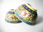 2 bols chinois porcelaine - Mun Shou, Enlèvement ou Envoi