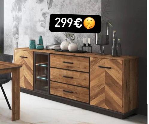 Dressoir expo promotie 299€, Huis en Inrichting, Kasten | Dressoirs, Nieuw, Ophalen