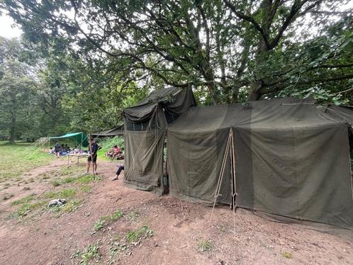 Keukentent leger, Caravans en Kamperen, Tenten, meer dan 6, Gebruikt, Ophalen
