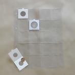 25 inlegbladen met 20 vakken voor munten, Postzegels en Munten, Ophalen of Verzenden