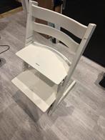 Stokke Trip Trap Wit x2, Kinderen en Baby's, Kinderstoelen, Ophalen, Gebruikt, Meegroeistoel, Aanschuifbaar