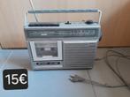 Vintage Radio en Casette Recorder (Sharp), Audio, Tv en Foto, Ophalen, Gebruikt, Radio
