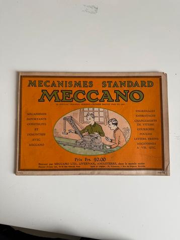 Meccano Notice D’utilisation Ancienne 1950-1960 beschikbaar voor biedingen