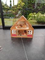 Houten poppenhuis., Ophalen, Gebruikt