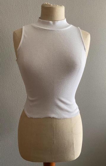 Witte mouwloze crop top I Saw It First maat 36 