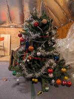2 kerstbomen met decoratie, Ophalen, Gebruikt