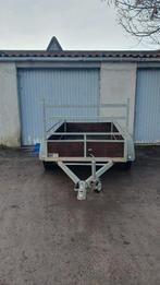 Remorque double essieux 750kg 2,57cm/1,30cm, Ophalen, Zo goed als nieuw