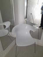 Design stoel wit, Huis en Inrichting, Stoelen, Metaal, Modern, Gebruikt, Wit