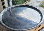 Inox ronde serveerschaal diameter 56 cm, Overige materialen, Ophalen of Verzenden, Overige stijlen, Schaal of Schalen