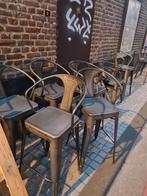 Metalen terras stoelen en barkrukken, Tuin en Terras, Ophalen