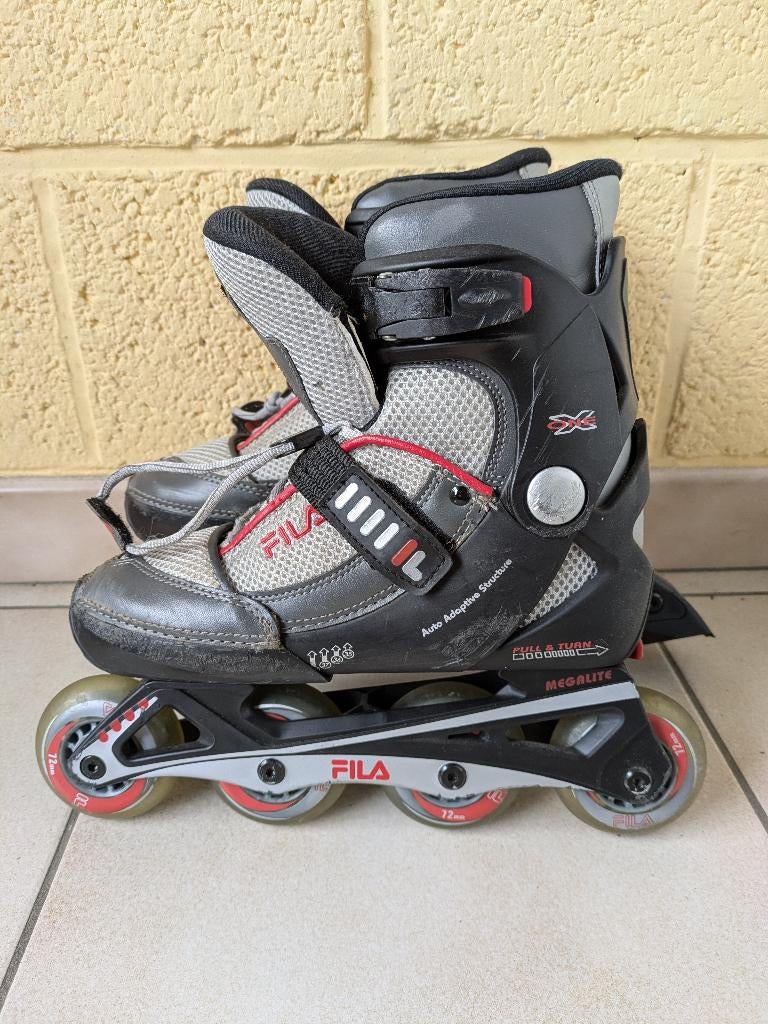 Rollerblades Fila, Verstelbaar, Zo goed als nieuw, Inline skates 4 wielen, Ophalen