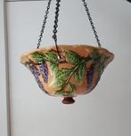 Prachtige antieke keramische hangbloempot, Ophalen of Verzenden
