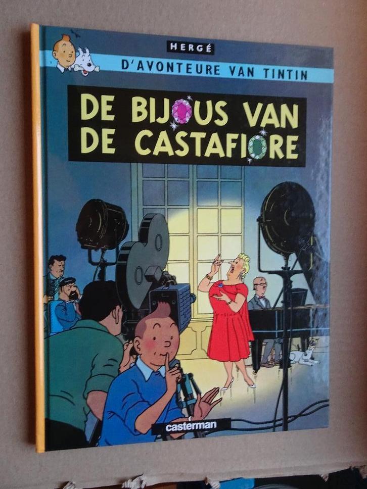 BD Tintin - Les Bijoux de la Castafiore (en Brusseleir), Collections, Personnages de BD, Comme neuf, Livre ou Jeu, Tintin, Enlèvement ou Envoi
