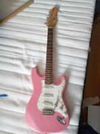 Guitare électrique rose, Muziek en Instrumenten, Snaarinstrumenten | Gitaren | Elektrisch, Ophalen, Zo goed als nieuw