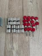 Cilindersloten CISA 7 stuks met dezelfde sleutel, Enlèvement, Comme neuf, Inox, Clé