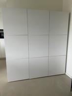 Te koop: 3 IKEA Besta kasten - wit, Ophalen, 150 tot 200 cm, Zo goed als nieuw, 150 tot 200 cm
