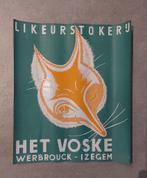 Likeurstokerij Het Voske Werbrouck Izegem oude affiche, Verzamelen, Merken en Reclamevoorwerpen, Ophalen of Verzenden, Zo goed als nieuw