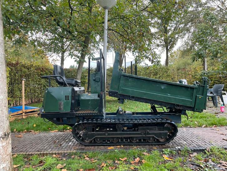 Rupsdumper 3 zijdig 2 cilinder kubota diesel, Zakelijke goederen, Machines en Bouw | Kranen en Graafmachines, Ophalen