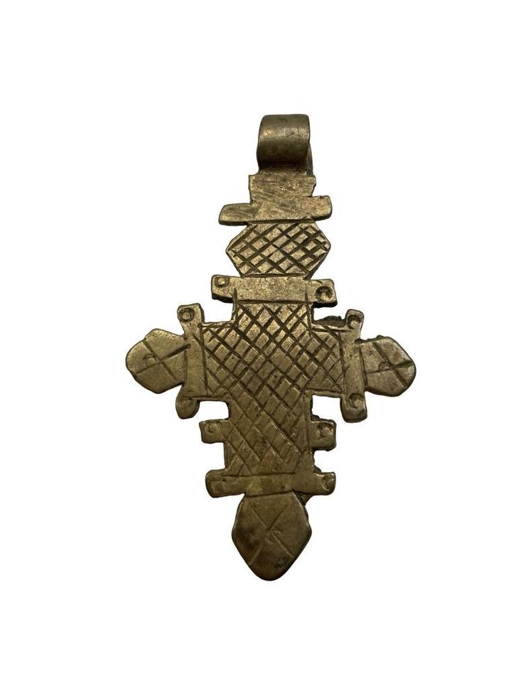 Petite Croix Personnelle Copte Maskal – Éthiopie Circa 1930, Antiquités & Art, Antiquités | Objets religieux, Enlèvement ou Envoi