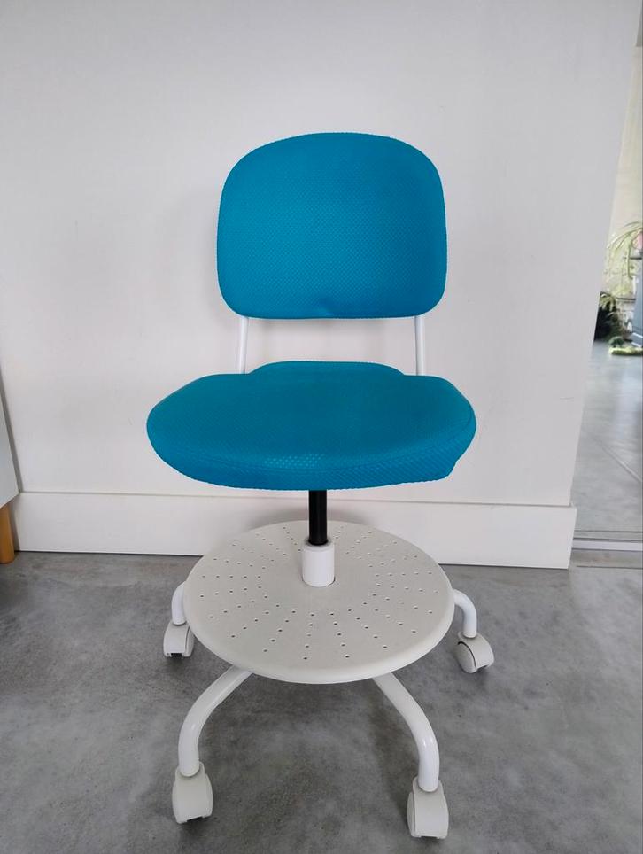 Bureaustoel Vimund IKEA voor kinderen, Maison & Meubles, Chaises de bureau, Comme neuf, Chaise de bureau, Bleu, Ergonomique, Enlèvement
