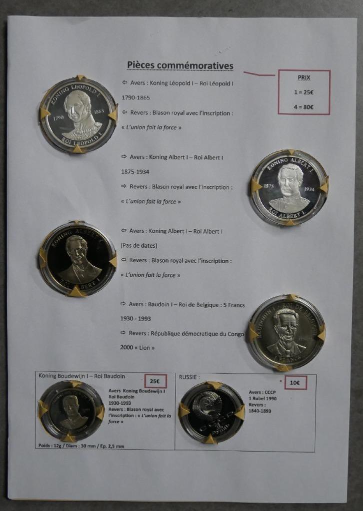 Pièces commémoratives, Postzegels en Munten, Penningen en Medailles, Ophalen of Verzenden
