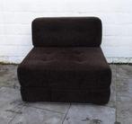 1970s zetelbed zetel ribfluweel vintage chroom, Ophalen