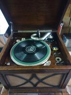 His master's Voice grammofoon speler 1928, Antiquités & Art, Antiquités | TV & Hi-Fi, Enlèvement ou Envoi