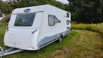 Caravan 6p Caravelair Antares 496 de luxe (Tripel stapelbed), Caravans en Kamperen, Caravans, Particulier, Luifel, 5 tot 6 meter