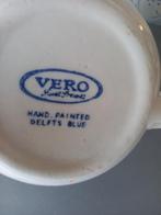 delfts porselein hand geschilderd theepot, Verzamelen, Ophalen of Verzenden, Zo goed als nieuw, Porselein